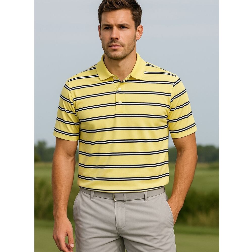 RLX Ralph Lauren Golf Polo Tshirt Neon Yellow XXL